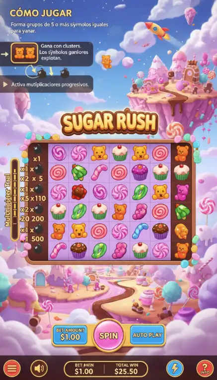 juega sugar rush slot